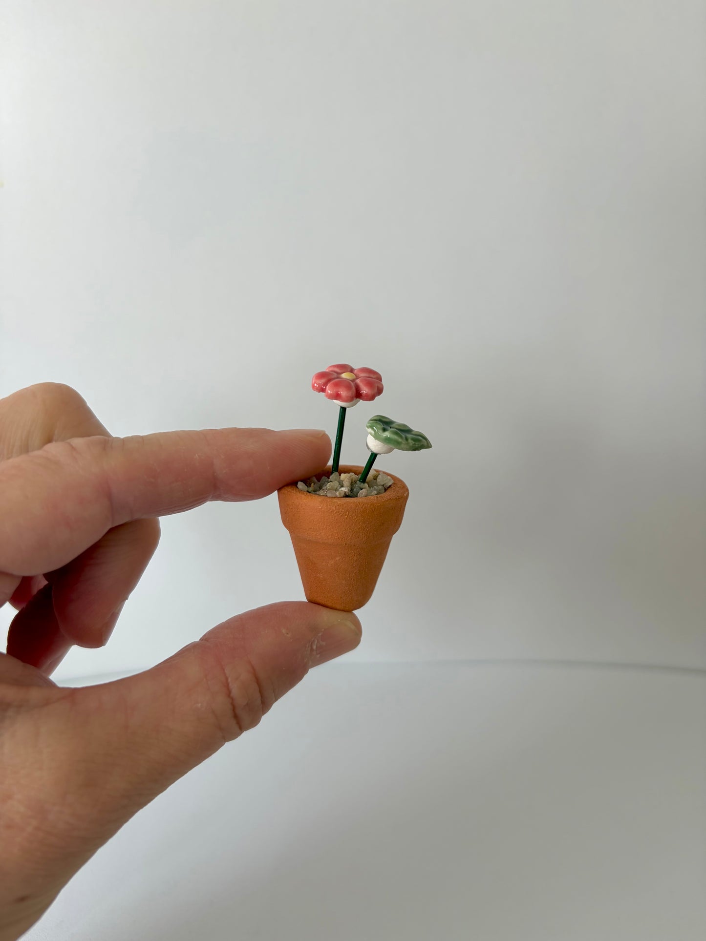 Red Mini Flower Pot