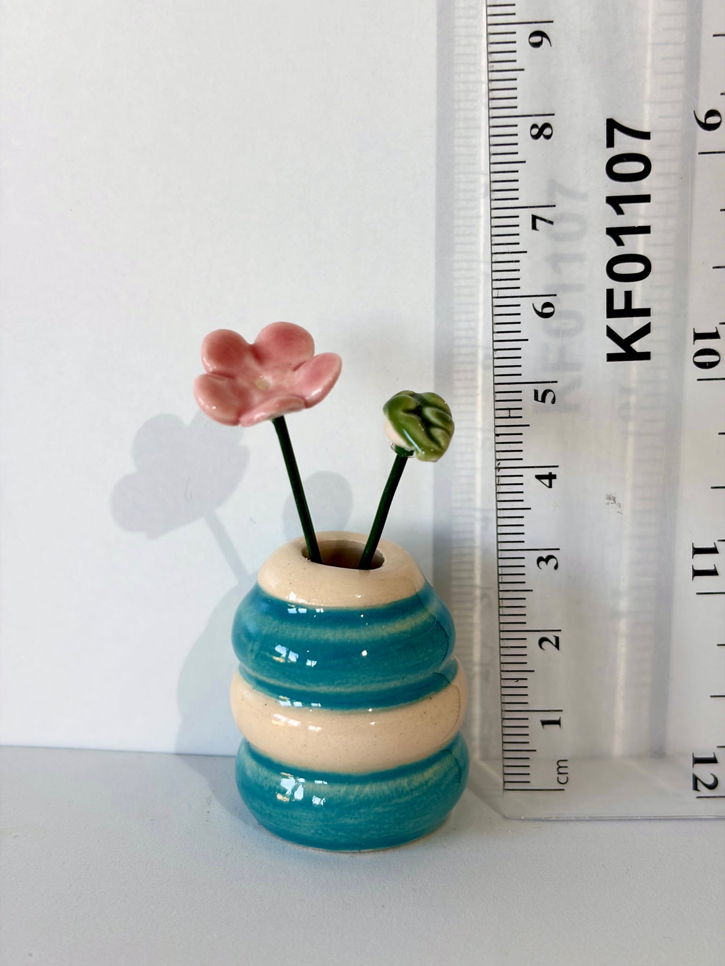 Lagoon Waves Mini Vase