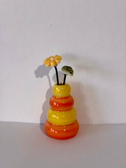 Citrus Sunrise Mini Vase