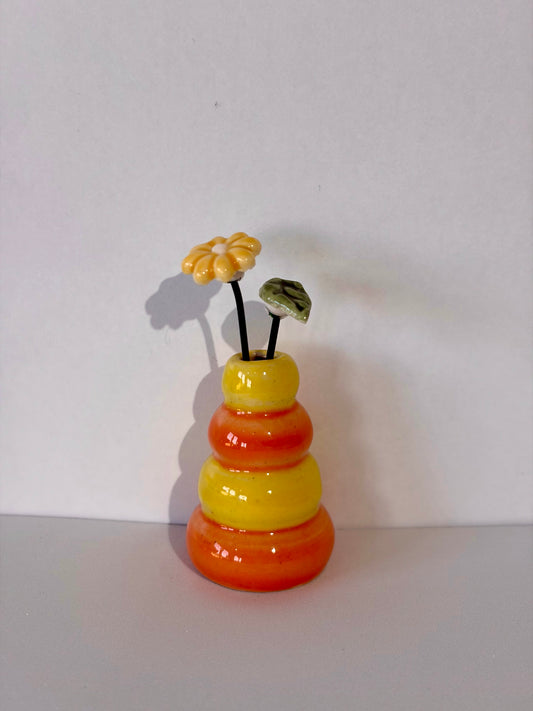 Citrus Sunrise Mini Vase