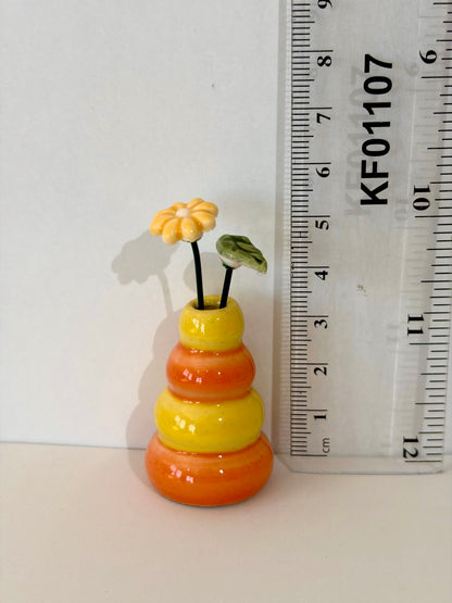 Citrus Sunrise Mini Vase
