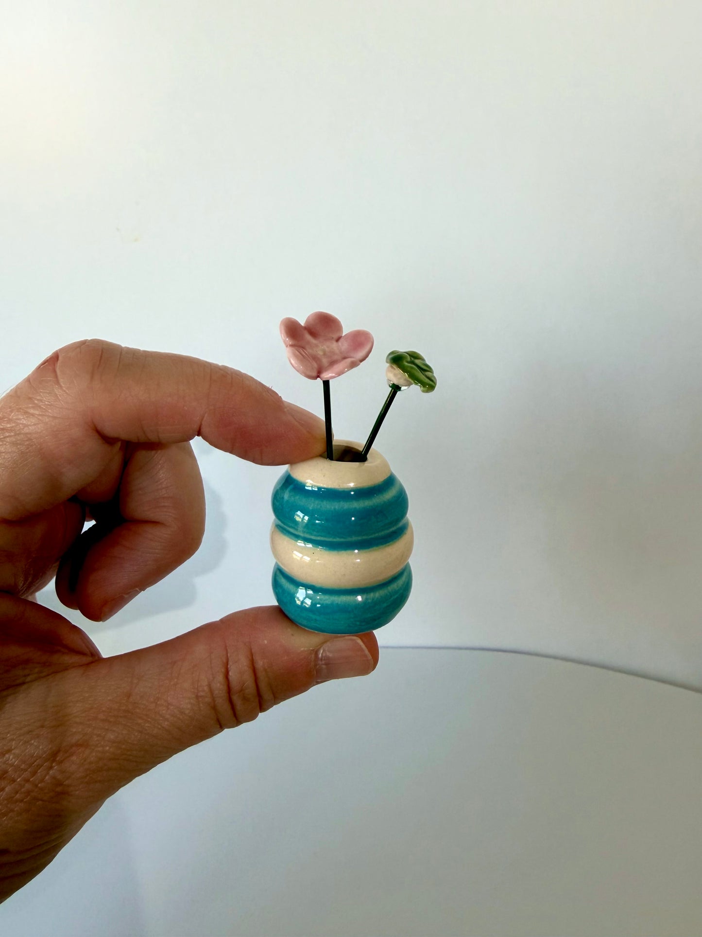 Lagoon Waves Mini Vase