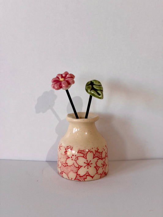 Cherry Blossom Season Mini Vase