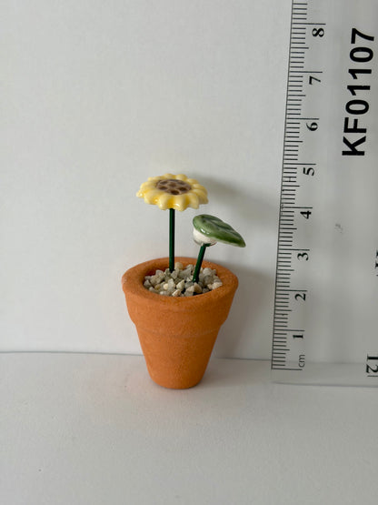 Sunflower Mini Flower Pot