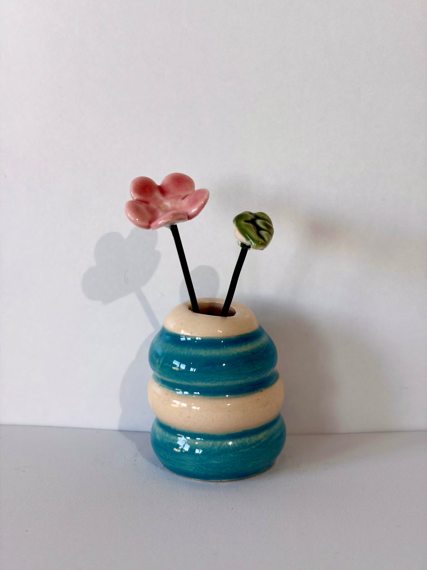 Lagoon Waves Mini Vase
