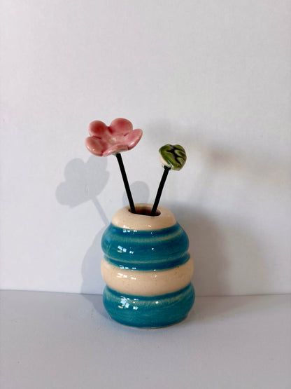 Lagoon Waves Mini Vase