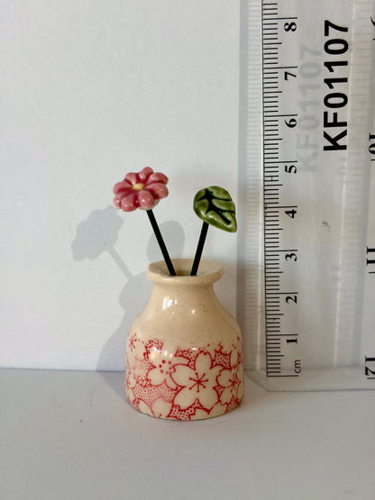 Cherry Blossom Season Mini Vase
