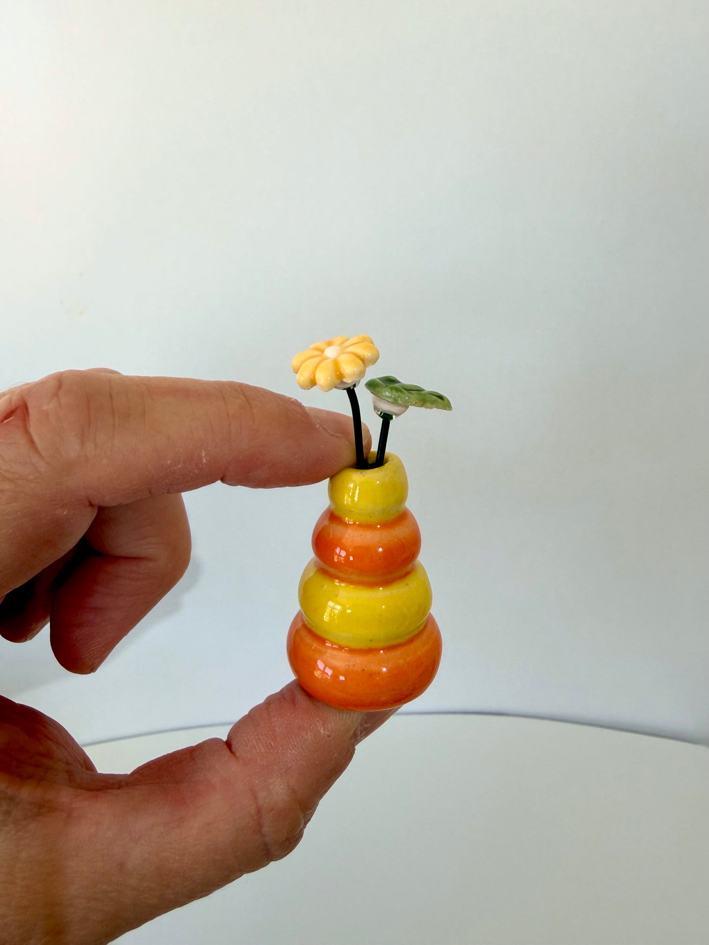 Citrus Sunrise Mini Vase