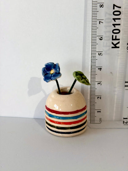 Harbour Stripe Mini Vase