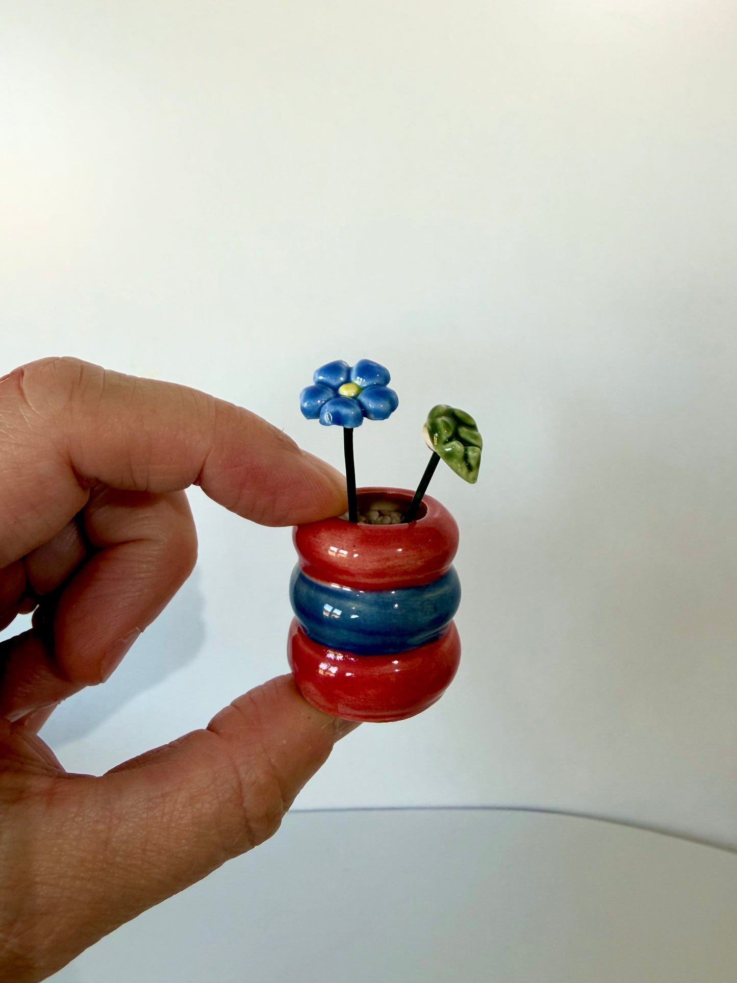 Berry Blue Mini Vase