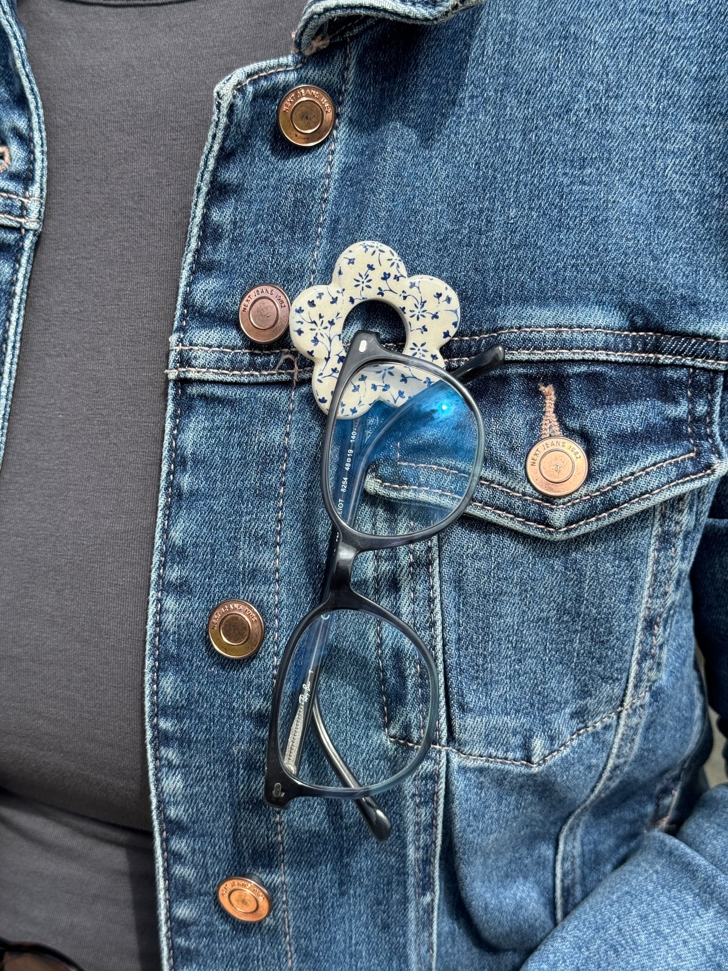 Blue Ditsy