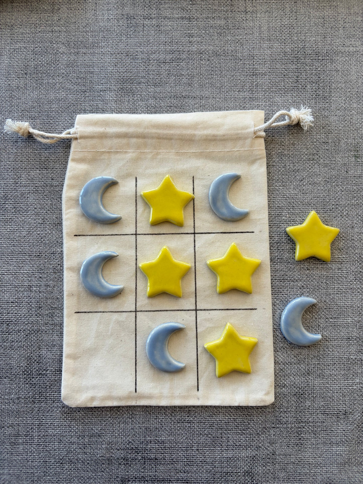 Moon & Star Tic Tac Toe
