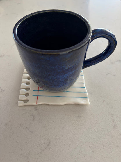 Notebook Paper Coaster