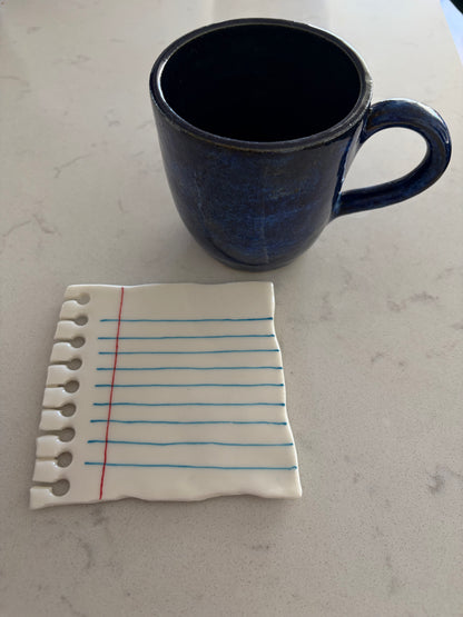 Notebook Paper Coaster