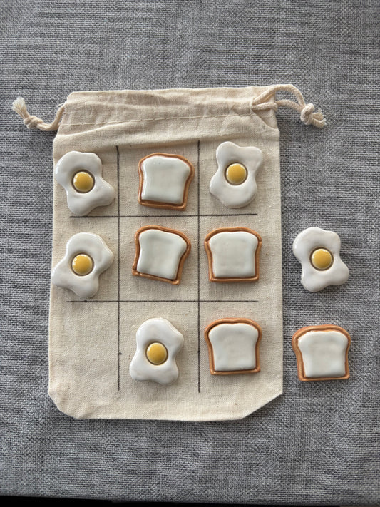 Egg & Toast Tic Tac Toe